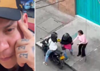 Alzate busca ayuda para encontrar a señora que le robaron flores en Bogotá, el día de la madre.