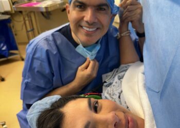 Peter Majarres da la bienvenida a su primer hijo varón.